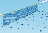 トビウオ流し刺網
