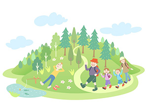 人間の憩いの場